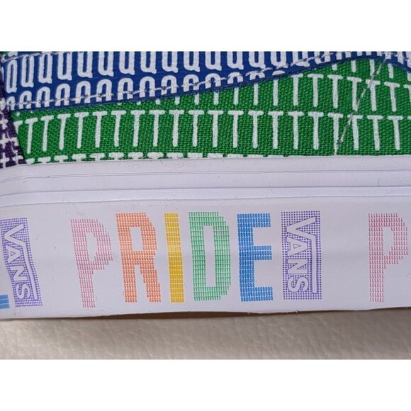 Vans Sneakers Sk8 Mid Womens 5.5 Mens 4 Pride Lace Up Canvas LGBTQ - Picture 6 of 11
